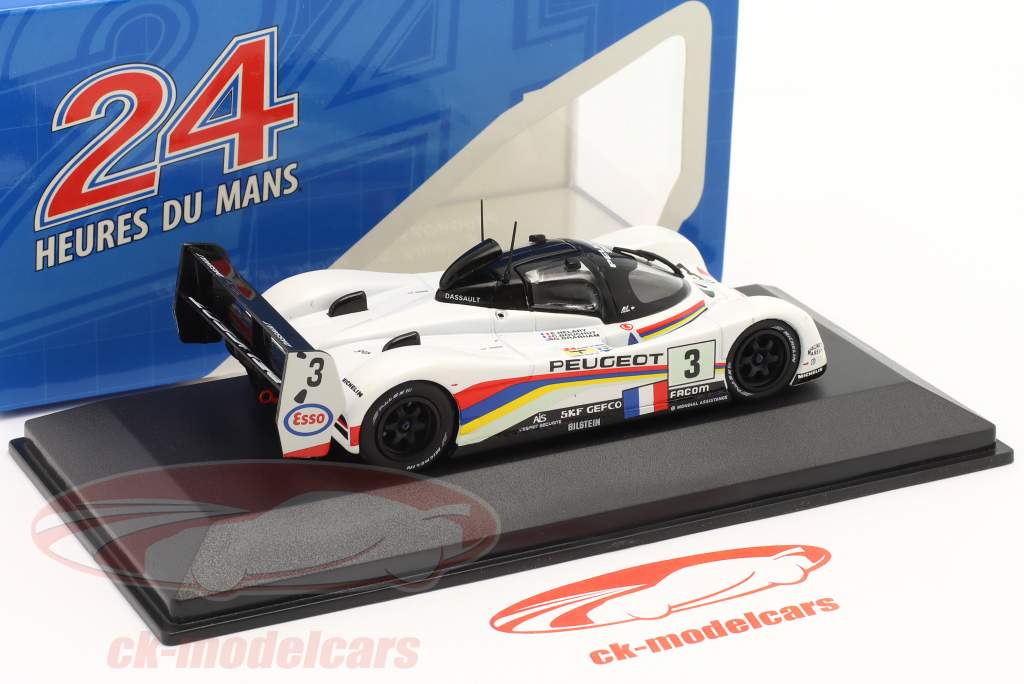 Peugeot 905 #3 Winner 24h LeMans 1993 Helary, Bouchut, Brabham 1:43 Ixo