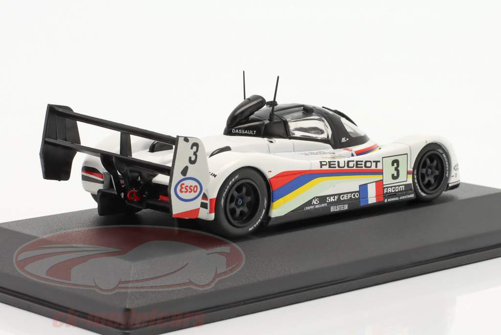Peugeot 905 #3 Winner 24h LeMans 1993 Helary, Bouchut, Brabham 1:43 Ixo