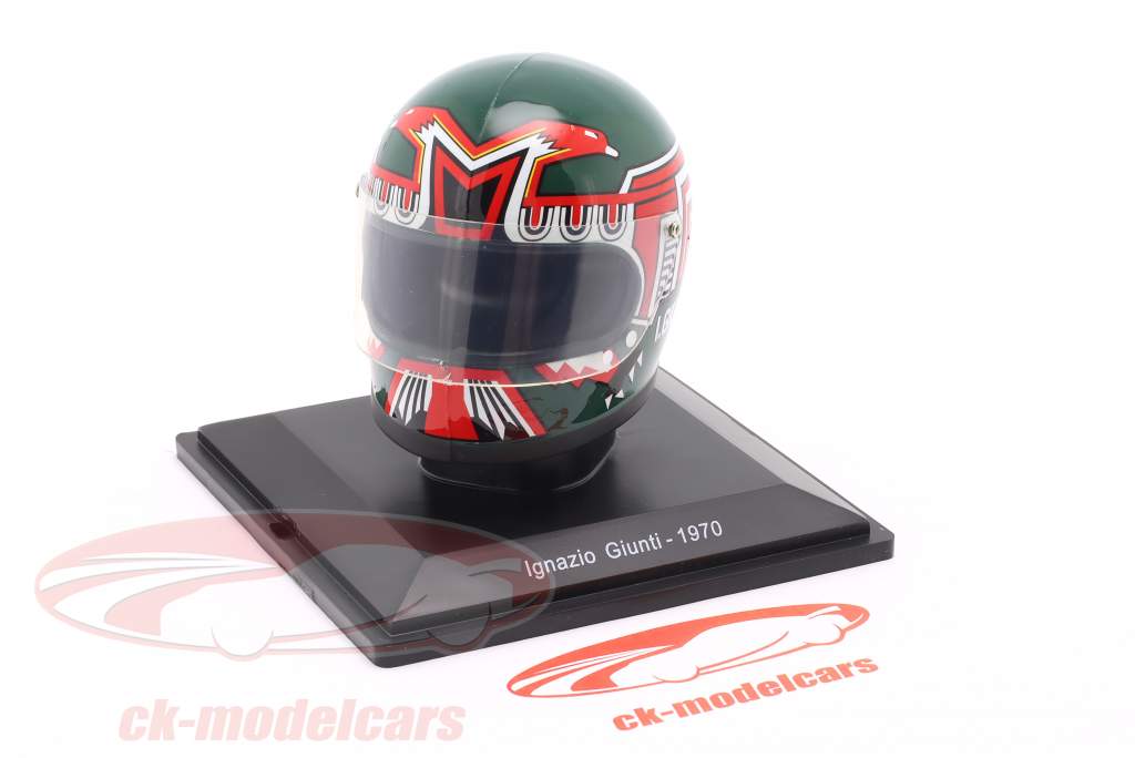 Ignazio Giunti Scuderia Ferrari formule 1 1970 helm 1:5 Spark Editions