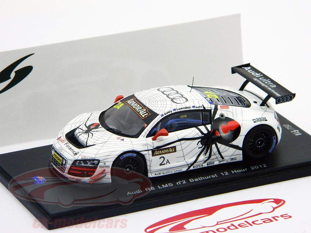 Audi R8 LMS #2 12h Bathurst 2012 Eddy / Lowndes / Luff Spark 1:43