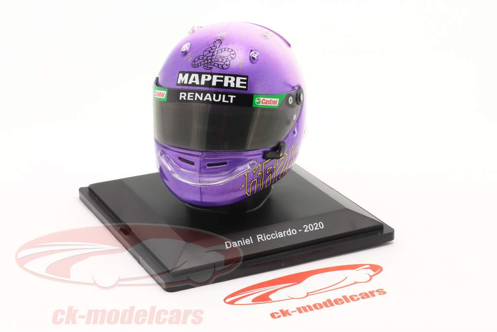 Daniel Ricciardo #3 Renault DP World fórmula 1 2020 casco 1:5 Spark Editions