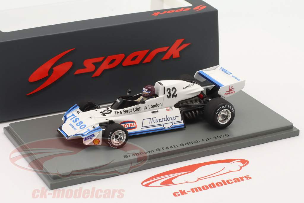 Bob Evans Brabham BT44B #32 Britânico GP 1976 1:43 Spark