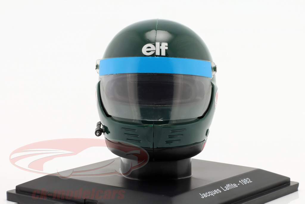 Jacques Laffite #26 Equipe Talbot Gitanes fórmula 1 1982 casco 1:5 Spark Editions