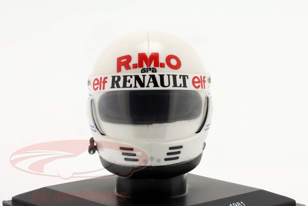 Rene Arnoux #16 Equipe Renault Elf fórmula 1 1981 casco 1:5 Spark Editions