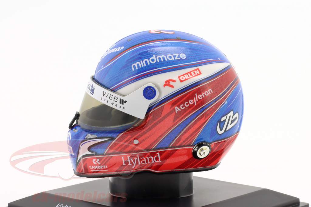 Valtteri Bottas #77 Alfa Romeo F1 Team ORLEN fórmula 1 2022 casco 1:5 Spark