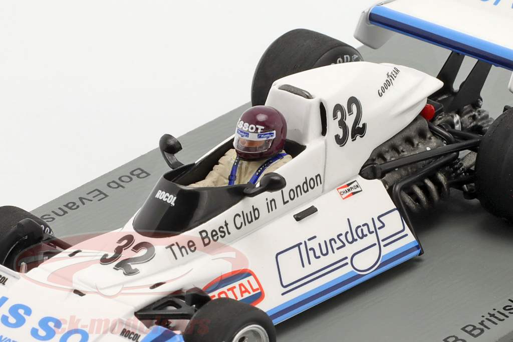 Bob Evans Brabham BT44B #32 británico GP 1976 1:43 Spark