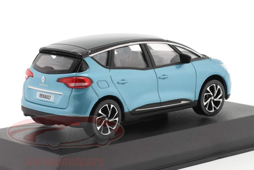 Renault Scenic Año de construcción 2016 Azul claro metálico 1:43 Norev