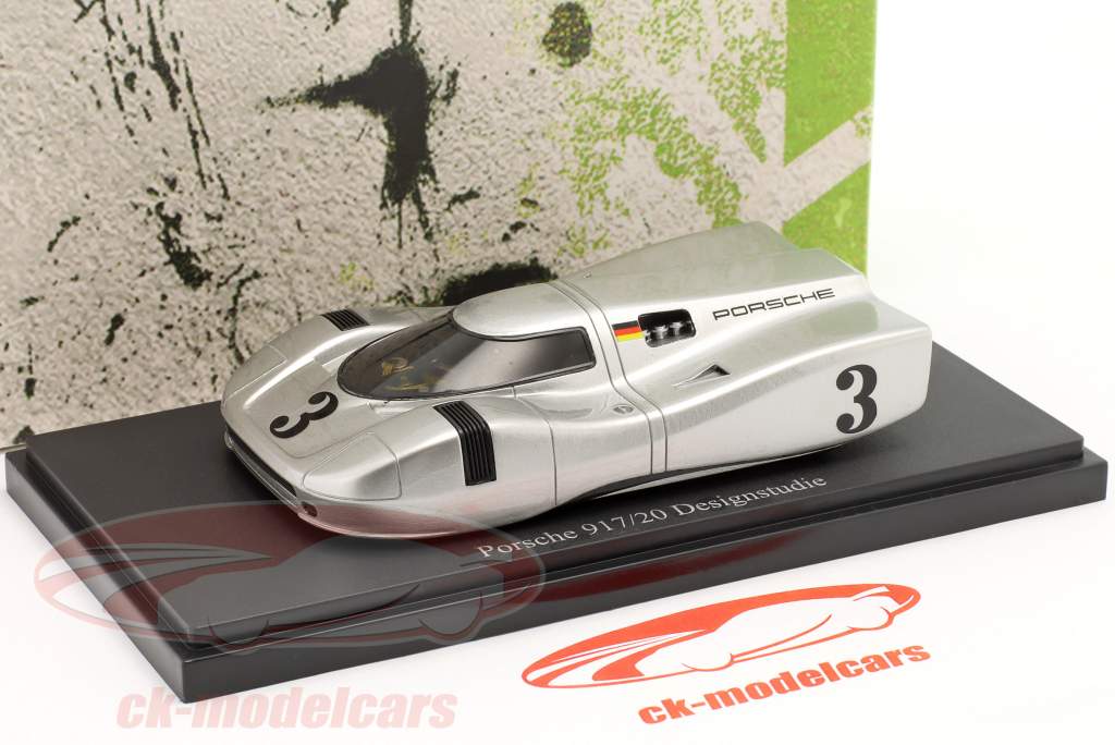 Porsche 917/20 #3 design undersøgelse 1969 sølv 1:43 AutoCult