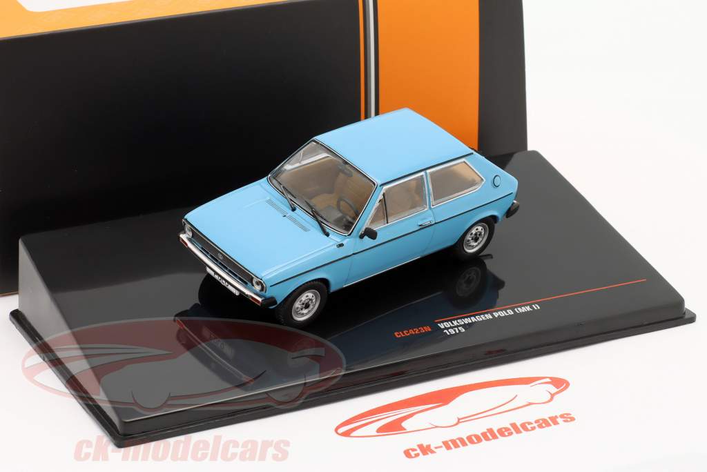 Volkswagen VW Polo MK 1 建設年 1975 ライトブルー 1:43 Ixo
