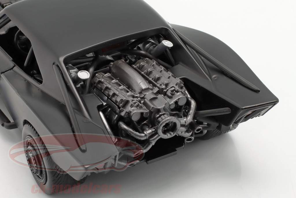 Batmobile with Batman figure Movie The Batman (2022) black 1:24 Jada Toys