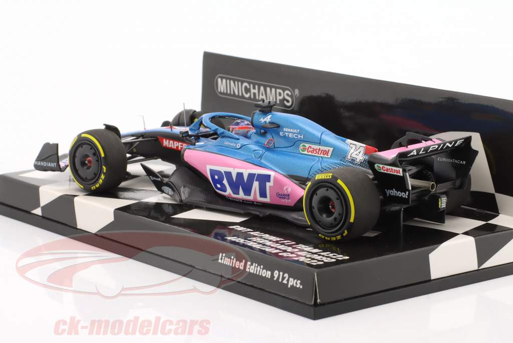 Fernando Alonso Alpine A522 #14 Australia GP fórmula 1 2022 1:43 Minichamps