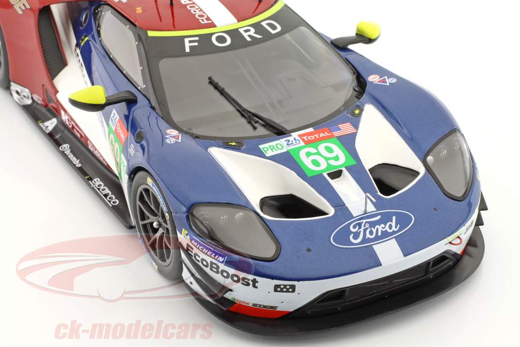 Ford GT #69 24h LeMans 2018 Briscoe, Westbrook, Dixon 1:18 Ixo