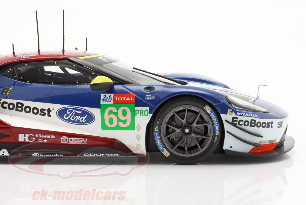Ford GT #69 24h LeMans 2018 Briscoe, Westbrook, Dixon 1:18 Ixo