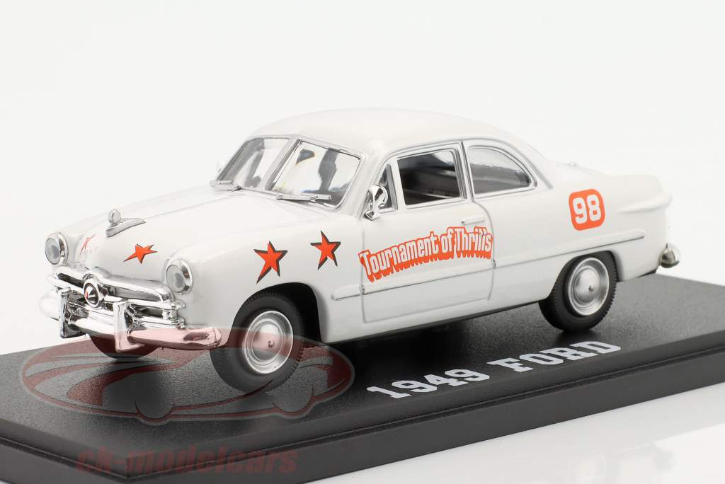 Ford year 1949 Tournament of Thrills Show Car white / orange 1:43 Greenlight