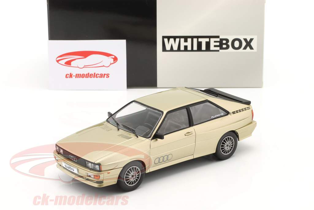 Audi Quattro 浅褐色的 / 金子 金属的 1:24 WhiteBox