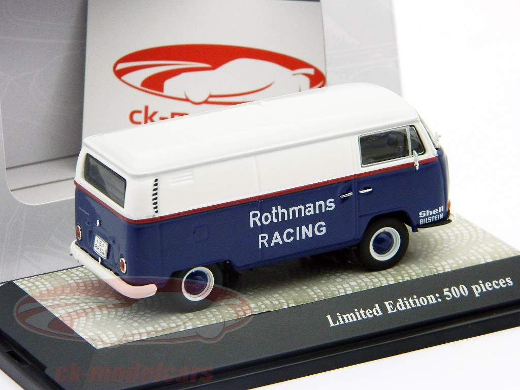 大众T2A巴士赛车白蓝灰色1:43 PremiumClassiXXs的的乐富门