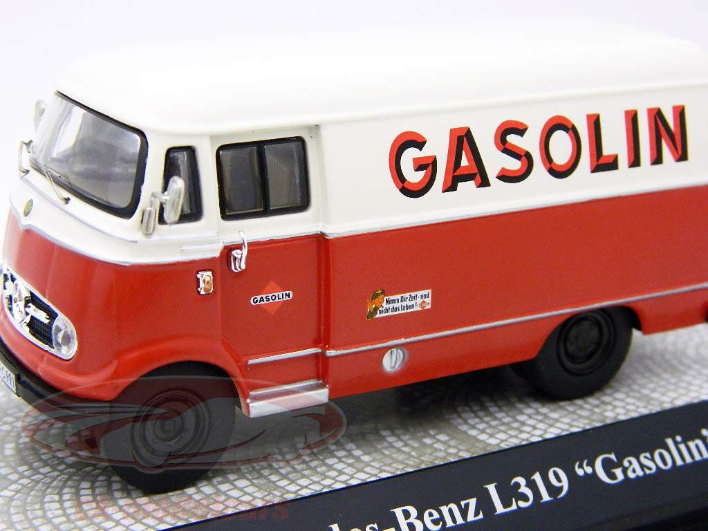 梅赛德斯 - 奔驰L319汽油红和白/红白1:43 PremiumClassiXXs