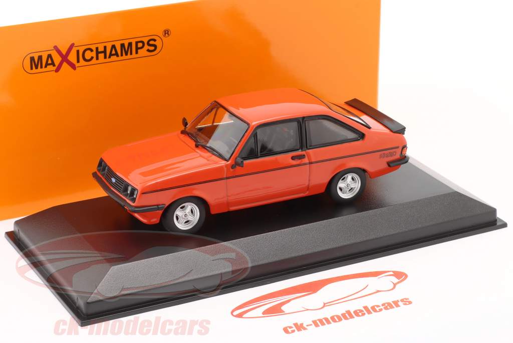 Ford Escort MK II RS 2000 year 1976 red 1:43 Minichamps