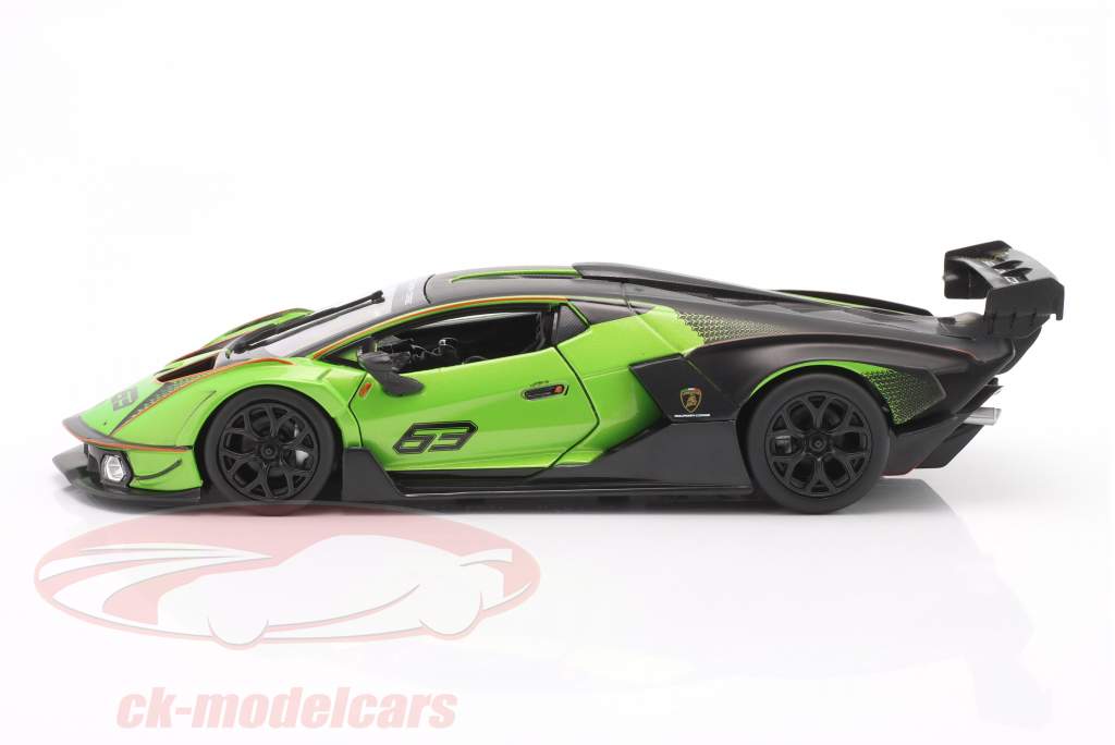 Lamborghini Essenza SCV12 year 2021 green / black 1:24 Bburago