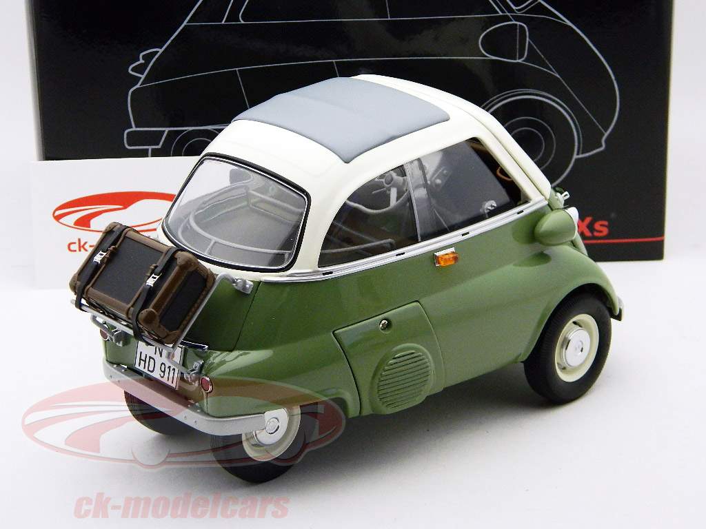 BMW Isetta Export groen - wit / groen - witte 1:12 PremiumClassiXXs