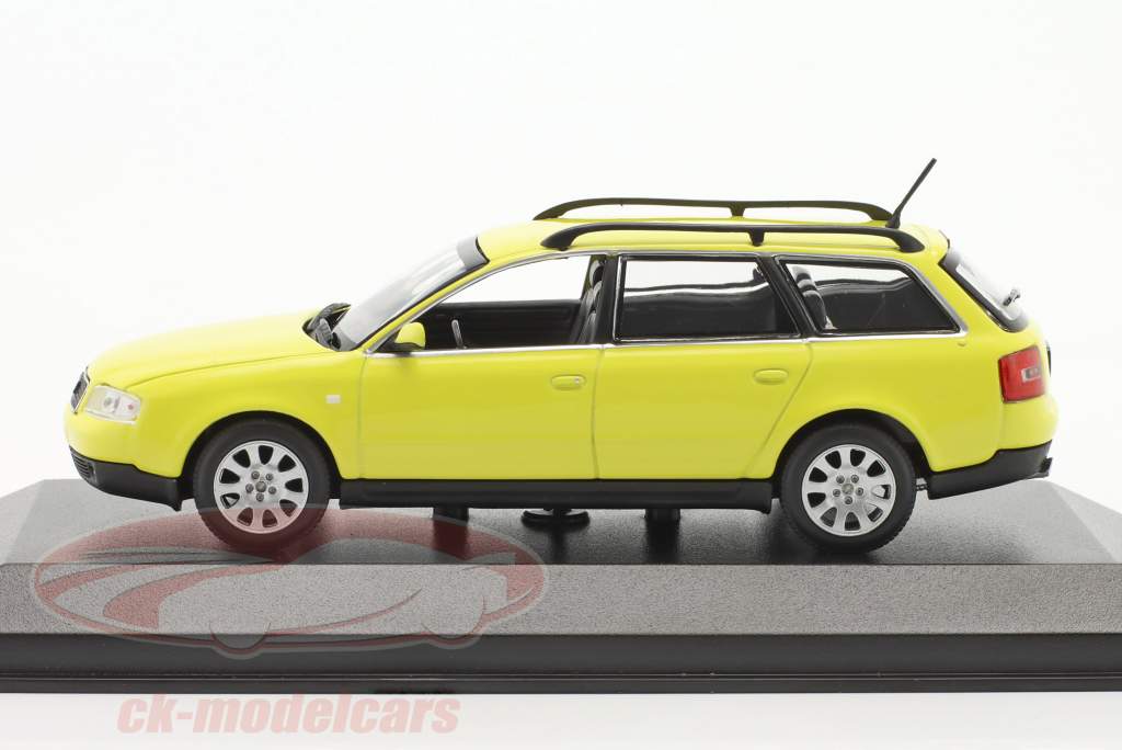 Audi A6 Avant year 1997 yellow 1:43 Minichamps