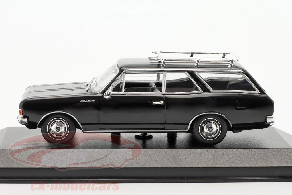 Opel Rekord C Caravan Baujahr 1968 schwarz 1:43 Minichamps