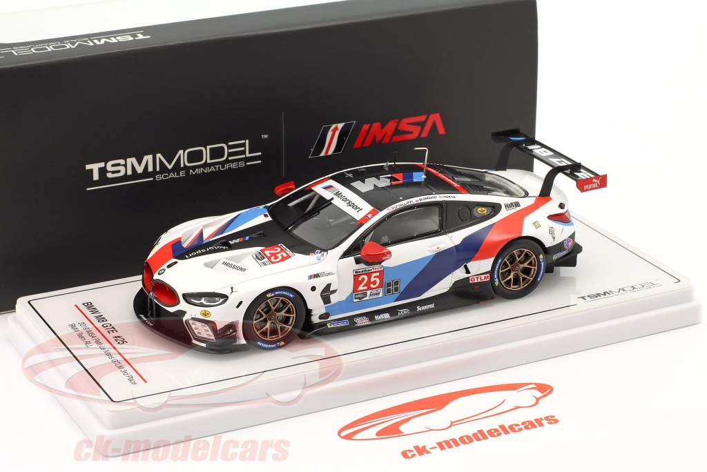 BMW M8 GTE #25 Petit LeMans IMSA 2019 BMW Team RLL 1:43 TrueScale