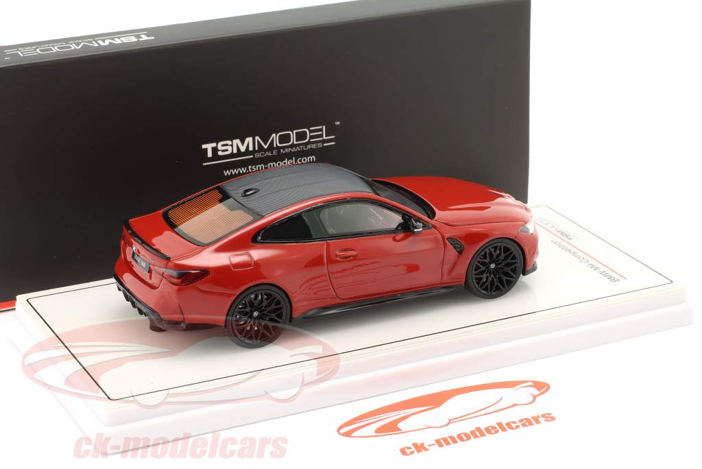 BMW M4 Competition Coupe (G82) Byggeår 2021 Toronto rød 1:43 TrueScale