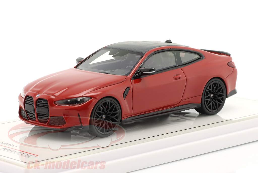 BMW M4 Competition Coupe (G82) Byggeår 2021 Toronto rød 1:43 TrueScale