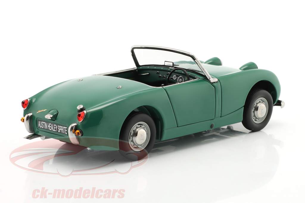 Austin Healey Sprite Spider RHD Ano de construção 1958 folha verde 1:18 Kyosho
