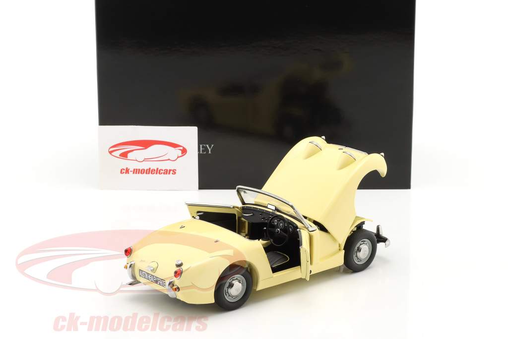Kyosho 1:18 Austin Healey Sprite Spider RHD year 1958 primrose
