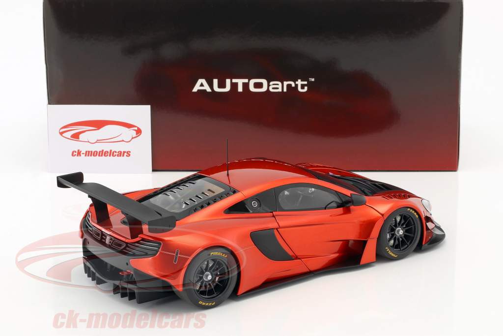 McLaren 650S GT3 Byggeår 2017 vulkan orange / sort 1:18 AUTOart