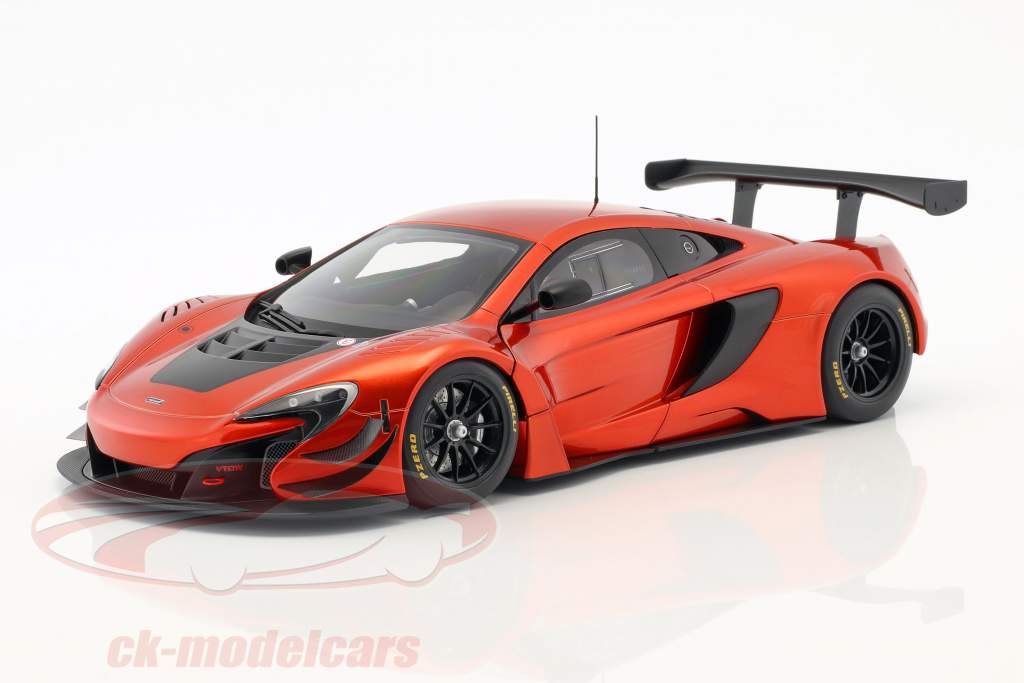 McLaren 650S GT3 Byggeår 2017 vulkan orange / sort 1:18 AUTOart