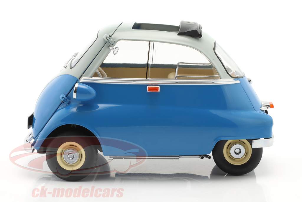 BMW Isetta 250 建设年份 1959 蓝色的 / 浅蓝 1:12 KK-Scale