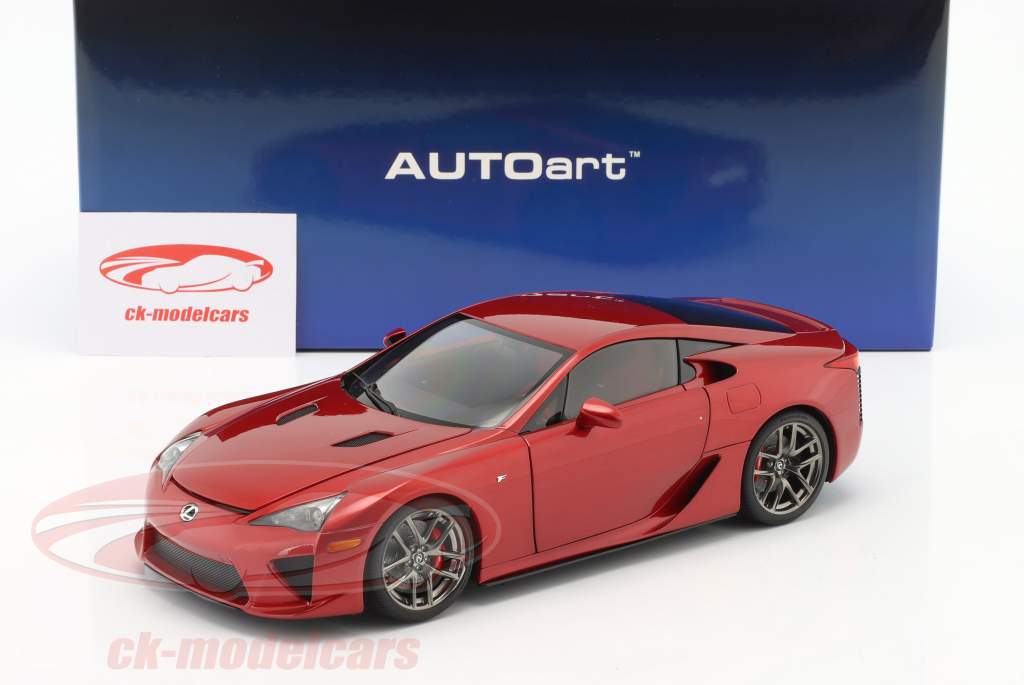 Lexus LFA Año de construcción 2010 perla rojo 1:18 AUTOart