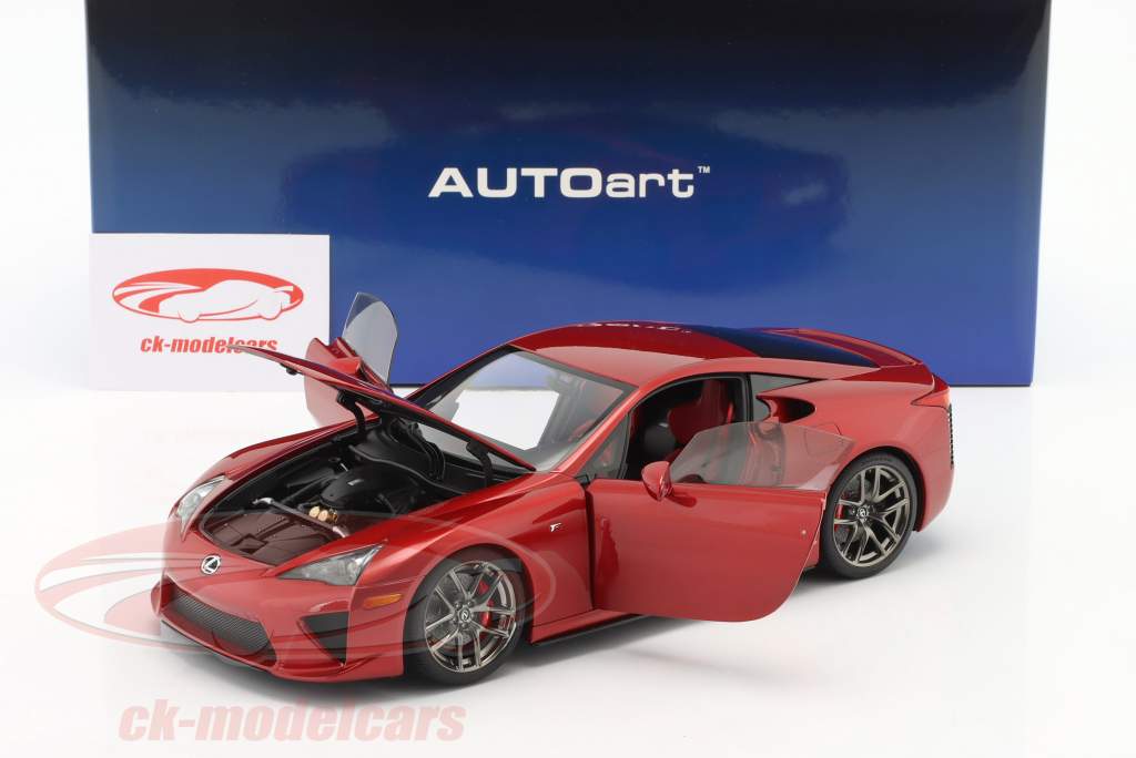Lexus LFA Año de construcción 2010 perla rojo 1:18 AUTOart