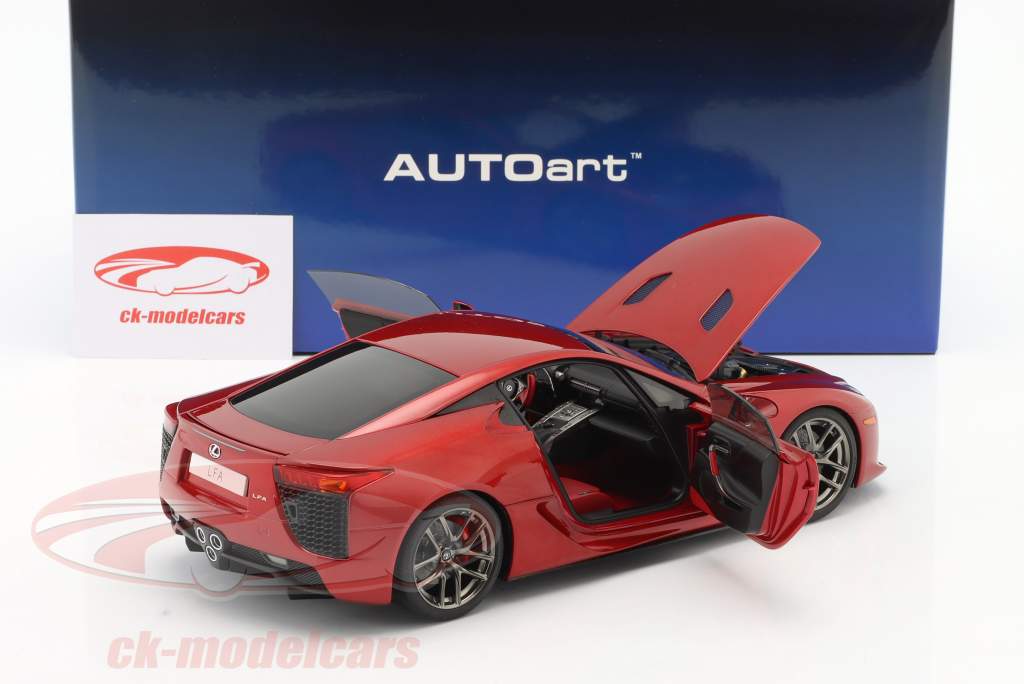Lexus LFA Año de construcción 2010 perla rojo 1:18 AUTOart