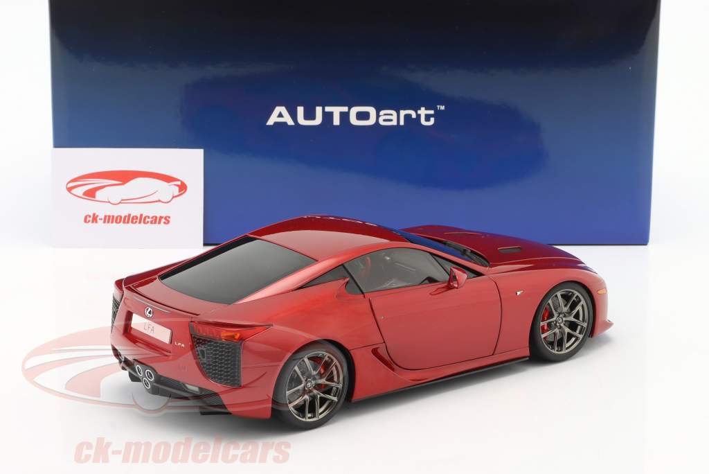 Lexus LFA Año de construcción 2010 perla rojo 1:18 AUTOart