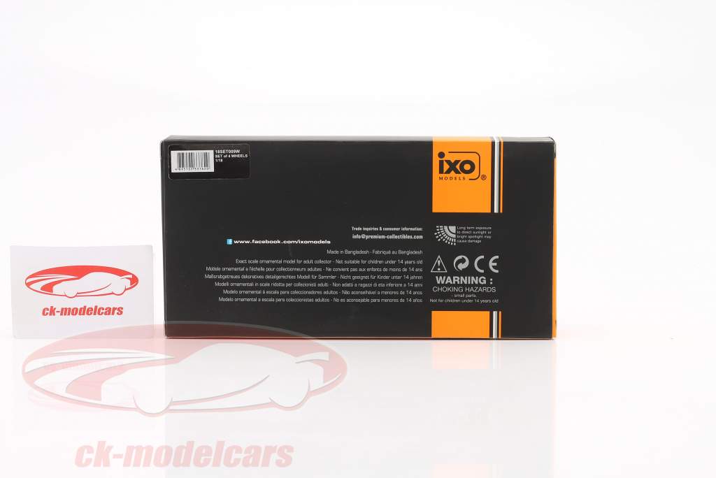 шины а также автомобильные диски установлен (4 Кусок) BBS С стоять Серебряный 1:18 Ixo