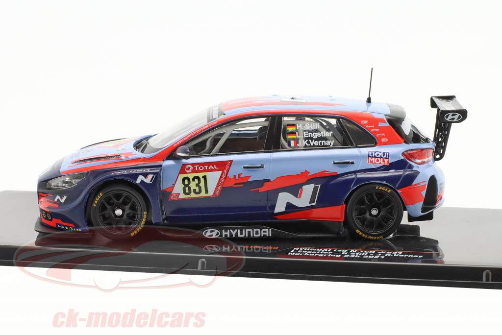 Hyundai i30 N TCR #831 24h Nürburgring 2021 Hyundai Motorsport N 1:43 Ixo