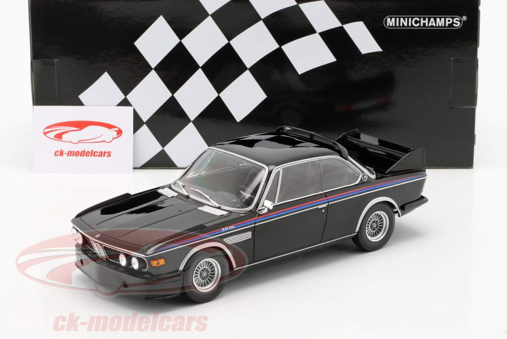 BMW 3.0 CSL year 1973 black 1:18 Minichamps