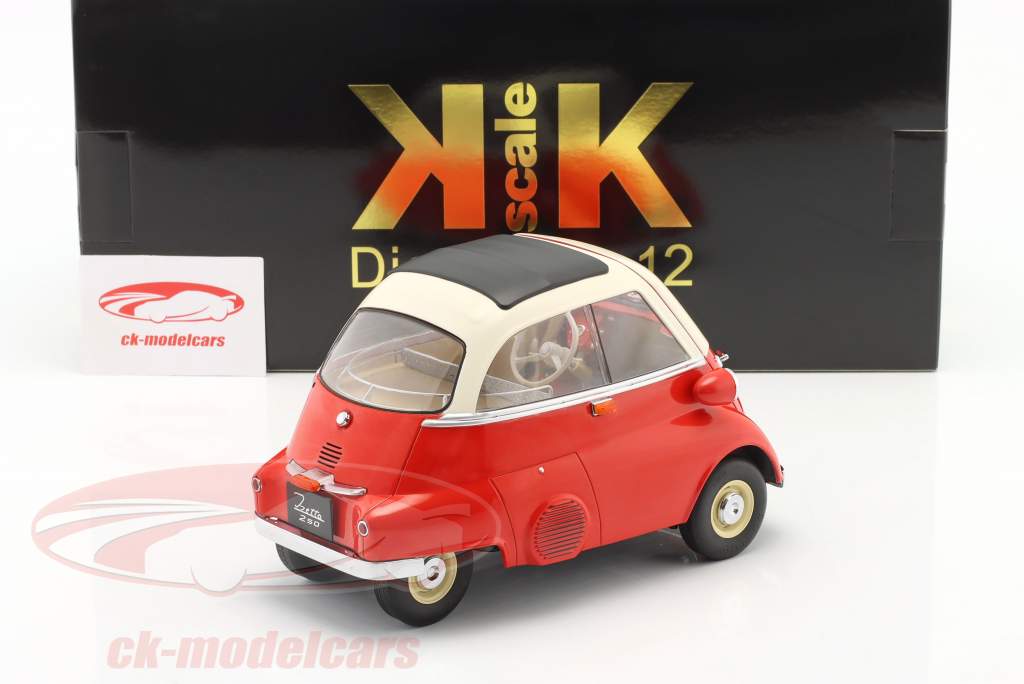 BMW Isetta 250 建设年份 1959 红色的 / 白色的 1:12 KK-Scale