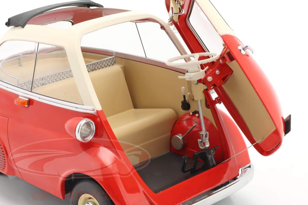 BMW Isetta 250 建设年份 1959 红色的 / 白色的 1:12 KK-Scale