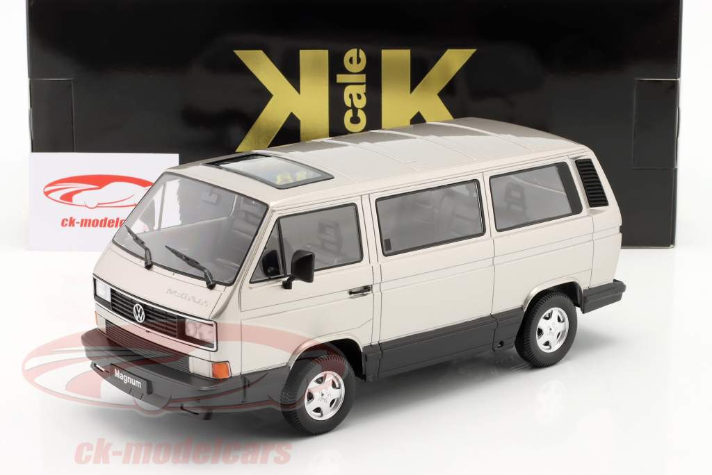 Volkswagen VW T3 Magnum Baujahr 1987 hellgrau metallic 1:18 KK-Scale