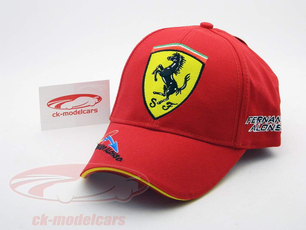 Fernando Alonso Ferrari Driver Cap / Kappe signature Formel 1 