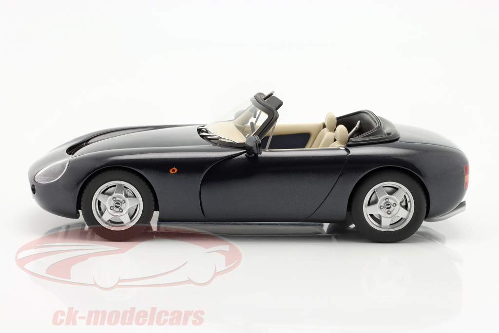 TVR Griffith Cabrio Byggeår 1991 - 1993 blå metallisk 1:18 Cult Scale