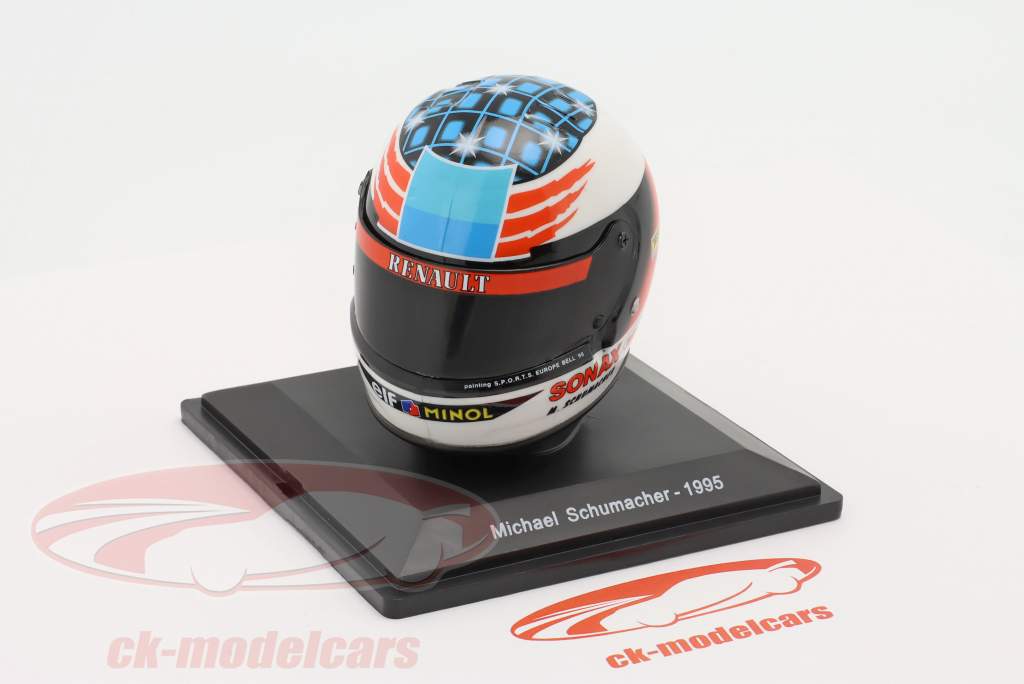 M. Schumacher #1 Benetton formula 1 World Champion 1995 helmet 1:5 Spark Editions