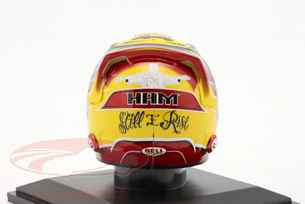 L. Hamilton #44 Mercedes Petronas formel 1 Verdensmester 2017 hjelm 1:5 Spark Editions