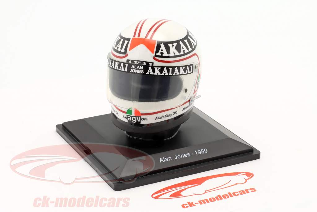 Alan Jones #27 Williams formula 1 World Champion 1980 helmet 1:5 Spark Editions