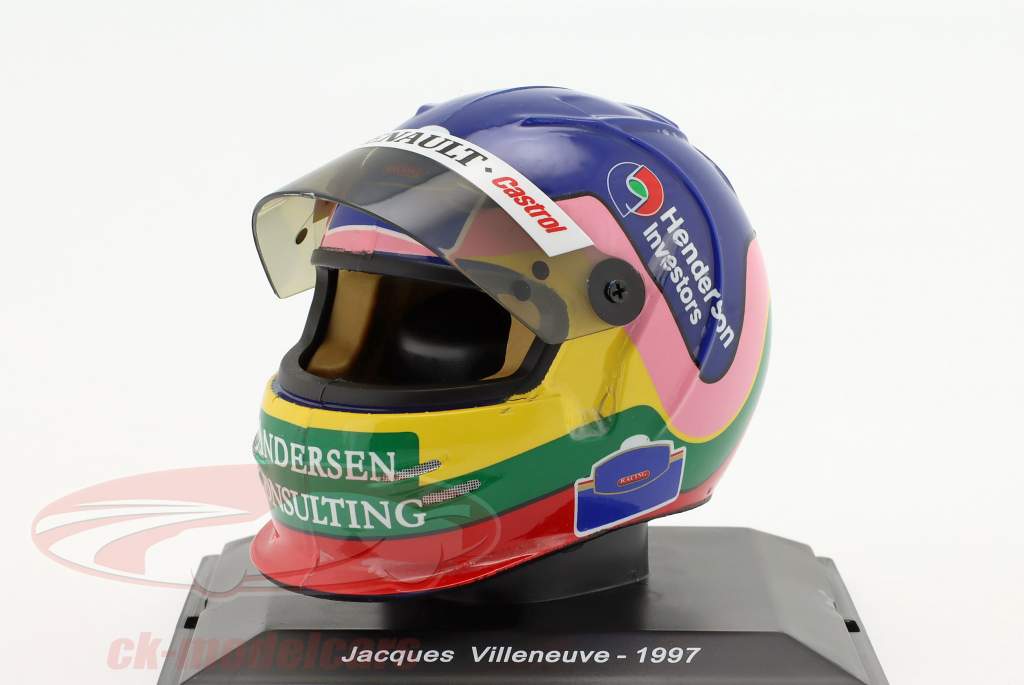 Jacques Villeneuve #3 Williams formula 1 World Champion 1997 helmet 1:5 Spark Editions